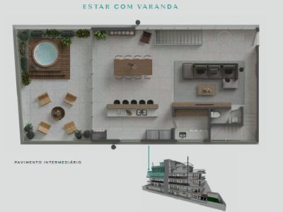 Cobertura Frente Mar com 4 Suítes no Sense Praia Brava