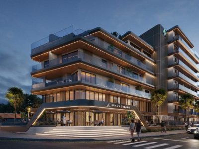 Apartamento Frente Mar com 4 Suítes e Piscina Privativa na Praia Brava