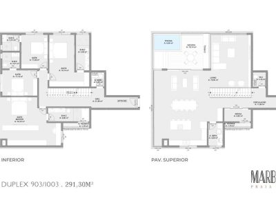Cobertura Duplex com 4 Suítes no Marbella Praia Brava